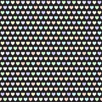 Heart pattern. Seamless vector background Stock Illustration