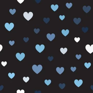 Heart pattern. Seamless vector background Stock Illustration