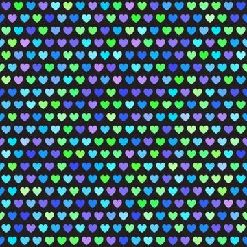 Heart pattern. Seamless vector background Stock Illustration