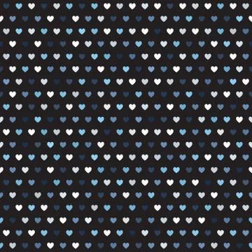 Heart pattern. Seamless vector Illustrazione stock