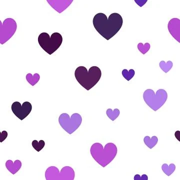 Heart pattern. Seamless vector Illustrazione stock