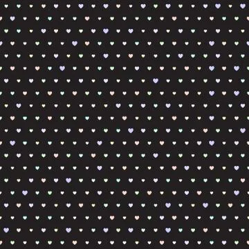 Heart pattern. Seamless vector Illustrazione stock