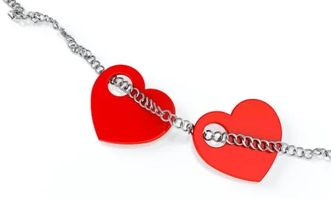 Heart pendant Stock Illustration