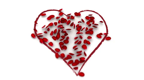 Heart of petals 動画素材 34128363