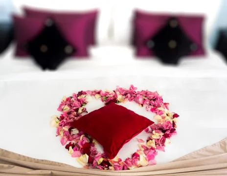 Heart of petals Stock Photos