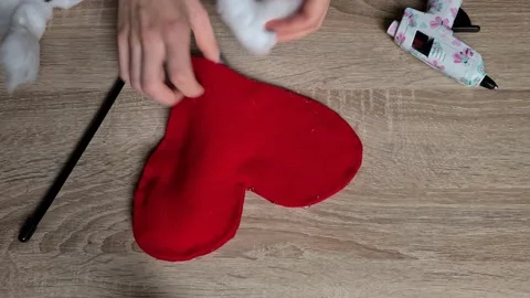 Heart Pillow Stock Footage 154896796