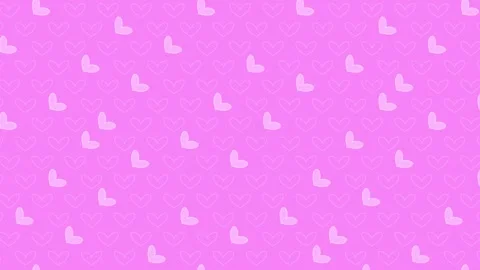 Heart Pink Background Animation with Subtle Floating Hearts in a Gentle Video stock 334959144