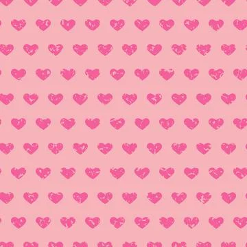 Heart pink seamless pattern for decoration decoration congratulations Valenti Stock Illustration