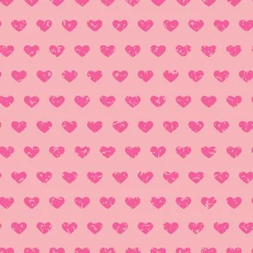 Heart pink seamless pattern for decoration decoration congratulations Valenti Stock Illustration
