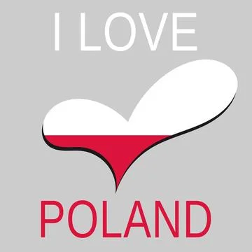 Heart Poland Stock Illustration