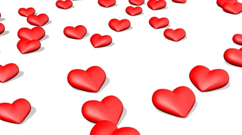 Heart pounding on a white background 库存影片 48660951