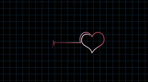 Heart puls line Stock Footage 626019