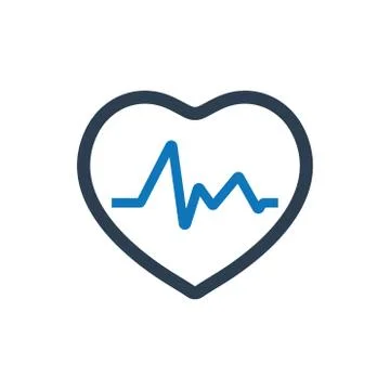 Heart Pulse Icon Illustrazione stock