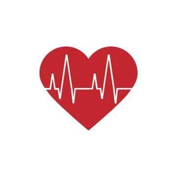 Heart pulse Illustrazione stock