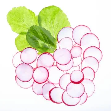 Heart Of Radish Stock-Fotos