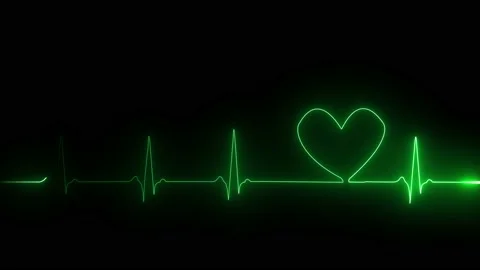 Heart Rate animation Stock Footage 208067754