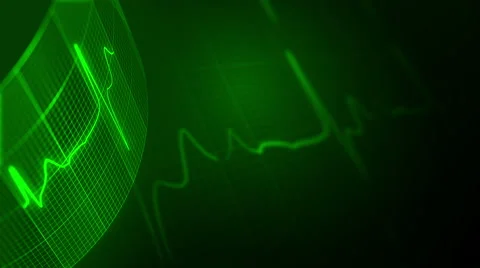 Heart rate background. LOOP. Video stock 61803181