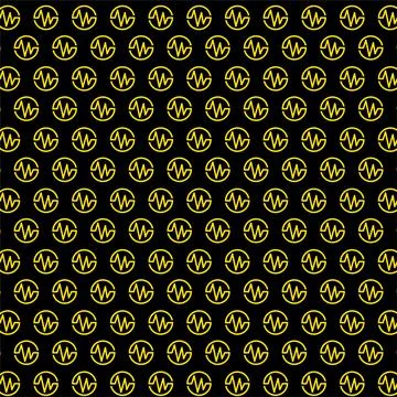 Heart rate pattern abstract background. Silhouette of heart rate vector. Stock Illustration