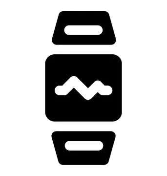 Heart Rate Watch Illustrazione stock