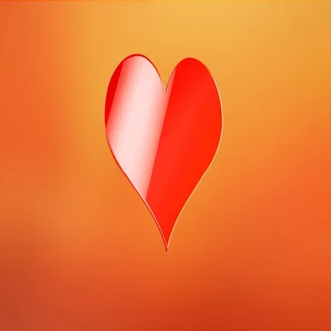 Like Heart Red 3d Icon Stock-Footage 69721209