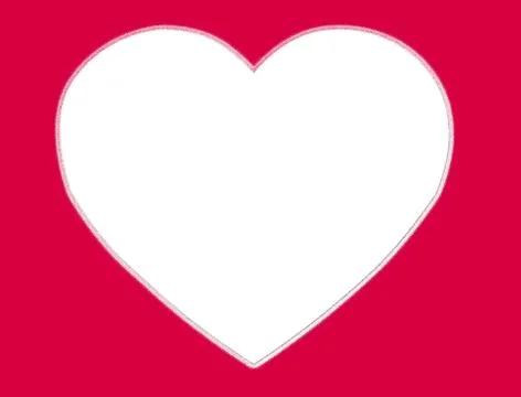 Heart on a red background Stock Illustration