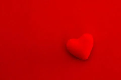 Heart on a red background Stock-Fotos