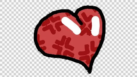 Heart red Stock Illustration