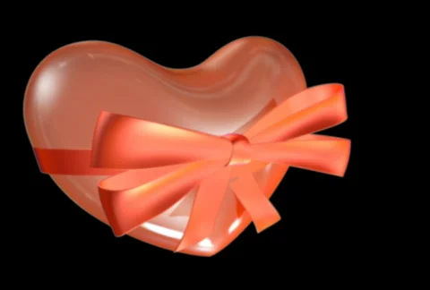 Heart ribbn ntsc Stock-Footage 312079