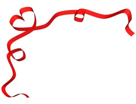 Heart ribbon Stock Illustration