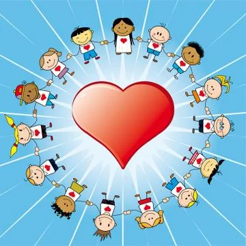 Heart ring Stock Illustration