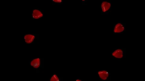 Heart ring1 Stock Footage 1070550