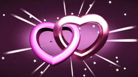 Heart rings 2 hd Stock-Footage 310040