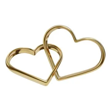 Heart rings Stock Illustration