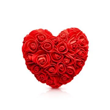 Heart of roses Stock Photos