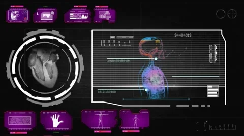 Heart - Screen Virus Detector - pink 01 Video stock 59642627