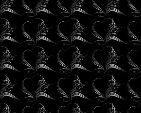 Heart seamless 스톡 일러스트