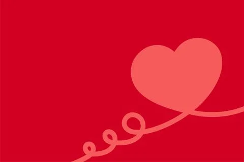 Heart seamless pattern background for love or Valentines Day. Pink and red heart Illustrazione stock