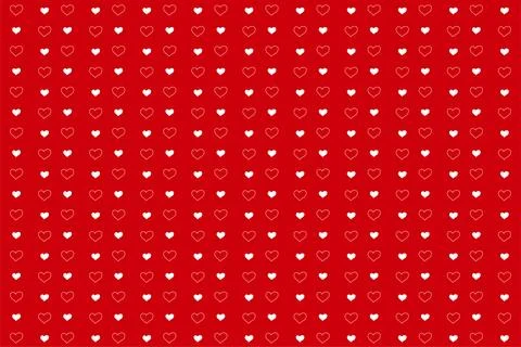 Heart seamless pattern background for love or Valentines Day. Pink and red heart Stock Illustration