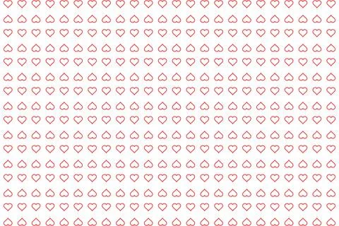 Heart seamless pattern background for love or Valentines Day. Pink and red heart Stock Illustration