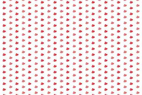 Heart seamless pattern background for love or Valentines Day. Pink and red heart Stock Illustration