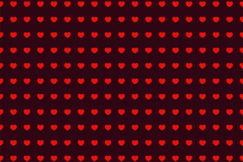 Heart seamless pattern background for love or Valentines Day. Pink and red heart Stock Illustration