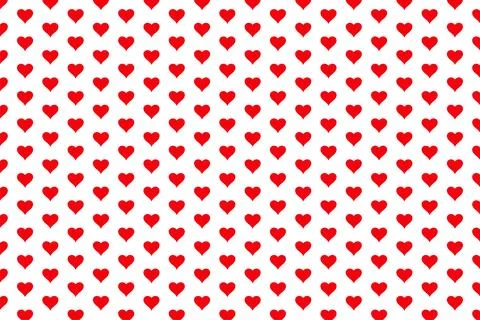 Heart seamless pattern background for love or Valentines Day. Pink and red heart Illustrazione stock