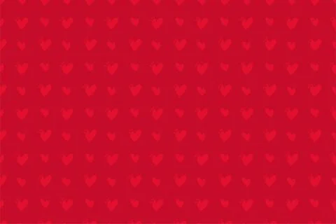 Heart seamless pattern background for love or Valentines Day. Pink and red Stock Illustration