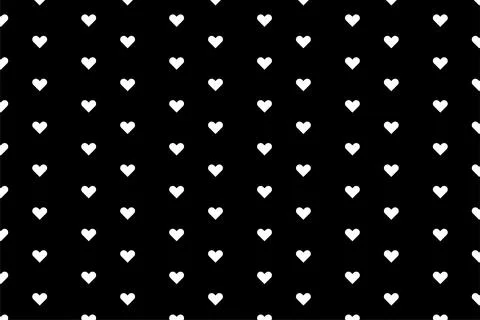 Heart seamless pattern background for love or Valentines Day. Pink and red Stock Illustration