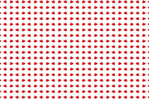 Heart seamless pattern background for love or Valentines Day. Pink and red Stock Illustration