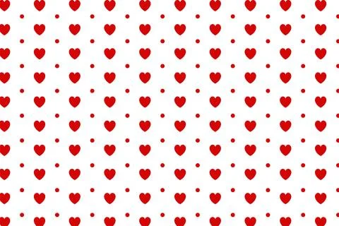 Heart seamless pattern background for love or Valentines Day Illustrazione stock