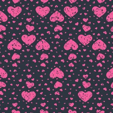 Heart seamless pattern for package design and holiday anniversary wedding, gr 스톡 일러스트
