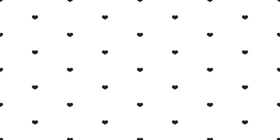 Heart seamless valentine vector pattern love isolated wallpaper background Stock Illustration