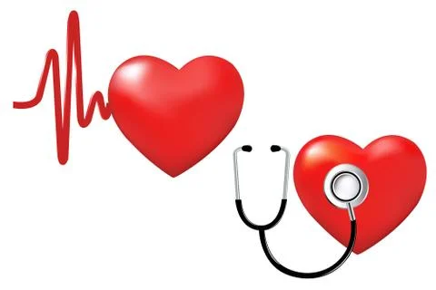 Heart set Stock Illustration