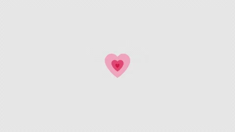 Heart shape animation love and romance motion design Stock Footage 330454844